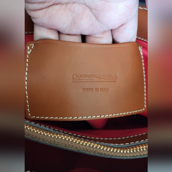 EUC Alto CAMILLA Dooney & Bourke Brown Leather Satchel Bag - Picture 6 of 16